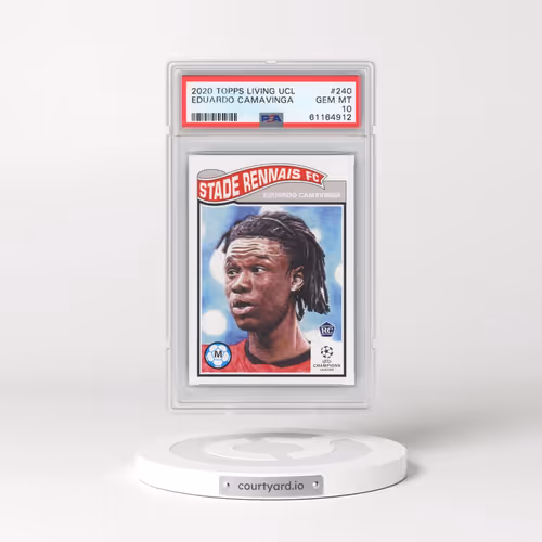 2020 Topps Living UEFA Champions League #240 Eduardo Camavinga (PSA 10 GEM MINT)
