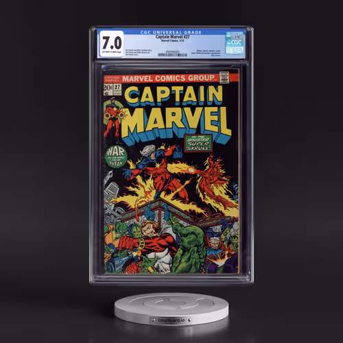 Captain Marvel #27 CGC 7.0 Off-white to White Pages (Marvel Comics, 7/73) - Universal