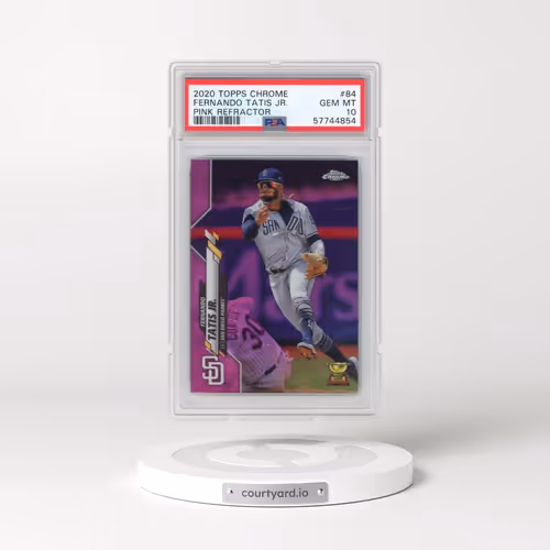 2020 Topps Chrome #84 Fernando Tatis Jr. - Pink Refractor (PSA 10 GEM MINT)