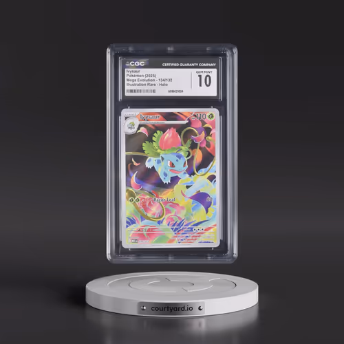 2025 Pokémon Meg EN-Mega Evolution #134 Ivysaur - Illustration Rare (CGC 10 GEM MINT)