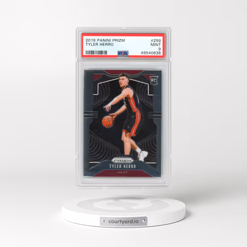 2019 Panini Prizm #259 Tyler Herro (PSA 9 MINT)