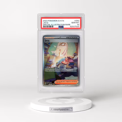 2023 Pokémon Svi EN-Scarlet & Violet #250 Jacq - Special Illustration Rare (PSA 10 GEM MINT)