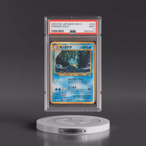 2000 Pokémon Neo 3 #230 Kingdra - Holo (PSA 9 MINT)