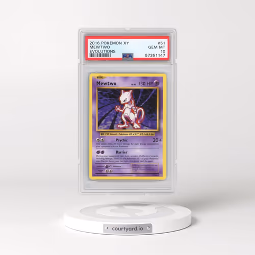 2016 Pokémon XY Evolutions #51 Mewtwo (PSA 10 GEM MINT)