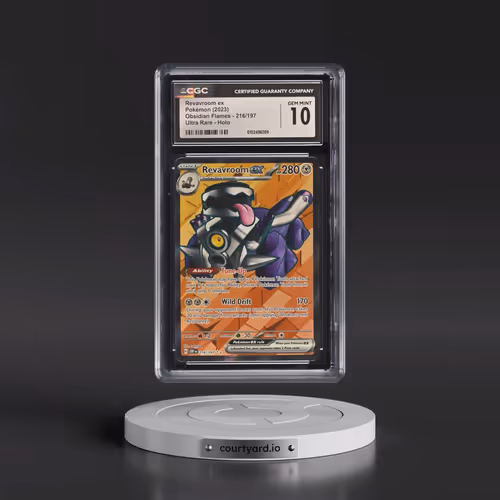 2023 Obsidian Flames - OBF EN #216/197 Revavroom ex - Ultra Rare Holo (CGC 10 GEM MINT)