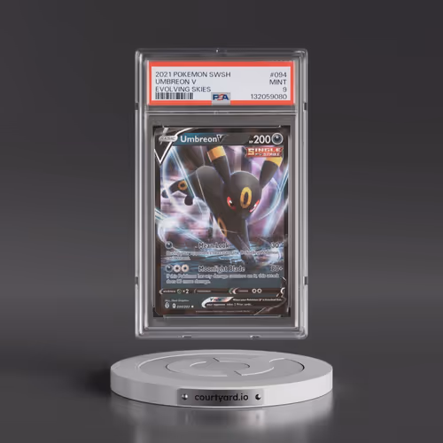2021 Pokémon Sword & Shield Evolving Skies #094 Umbreon V - Holo (PSA 9 MINT)
