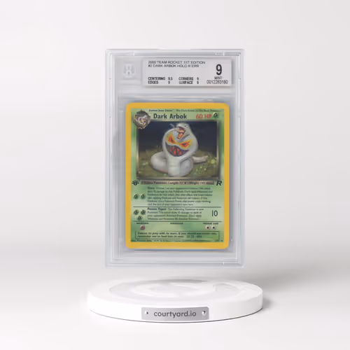 2000 Team Rocket #2 Dark Arbok - 1st Edition Holo (BGS 9 MINT)