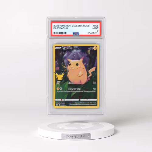 2021 Pokémon Celebrations #005 Pikachu - Full Art (PSA 9 MINT)