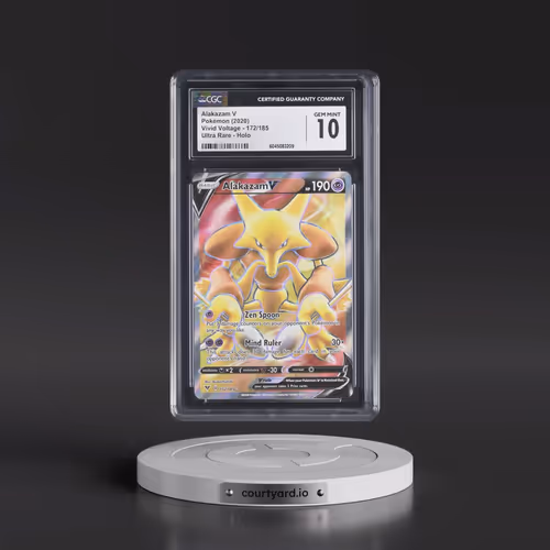 2020 Vivid Voltage #172/185 Alakazam V - Ultra Rare Holo (CGC 10 GEM MINT)