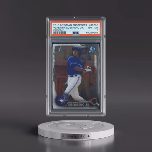 2016 Bowman Prospects #BCP55 Vladimir Guerrero Jr. - Chrome (PSA 8 NM-MT)