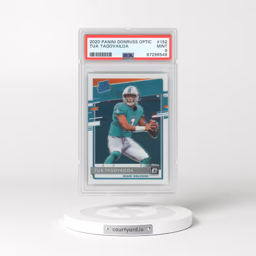 2020 Panini Donruss Optic #152 Tua Tagovailoa (PSA 9 MINT)