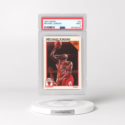 1991 Hoops #30 Michael Jordan (PSA 9 MINT)