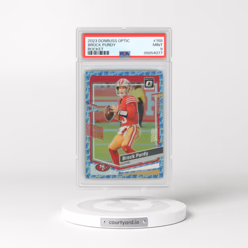 2023 Panini Donruss Optic #168 Brock Purdy - Rocket (PSA 9 MINT)