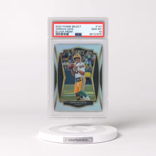 2020 Panini Select #147 Jordan Love - Silver Prizm (PSA 10 GEM MINT)