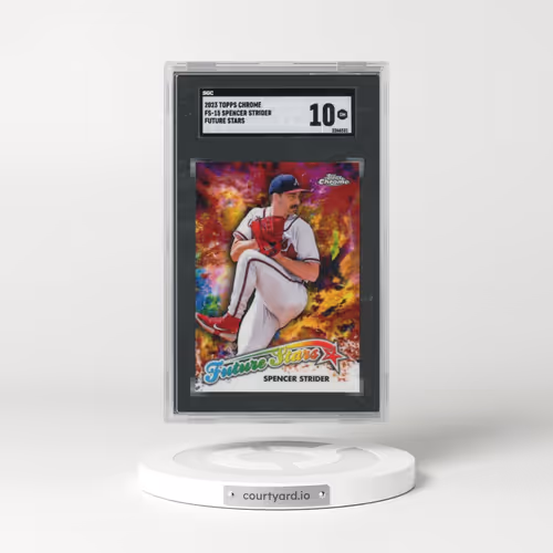 2023 Topps Chrome #FS-15 Spencer Strider - Future Stars (SGC 10 GEM MINT)