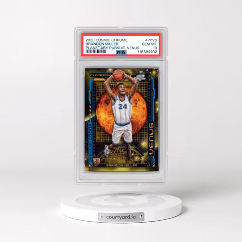 2023 Topps Cosmic Chrome Planetary Pursuit #PPV5 Brandon Miller - Venus (PSA 10 GEM MINT)