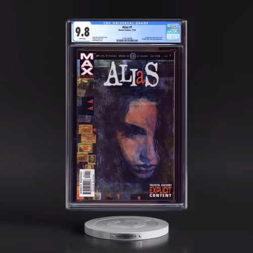 Alias #1 CGC 9.8 White Pages (Marvel Comics, 11/01)