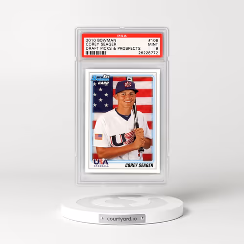 2010 Bowman Draft Picks & Prospects #108 Corey Seager (PSA 9 MINT)
