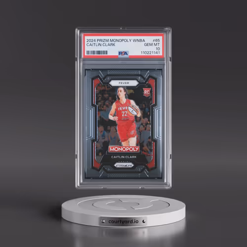 2024 Panini Prizm Monopoly WNBA #65 Caitlin Clark (PSA 10 GEM MINT)