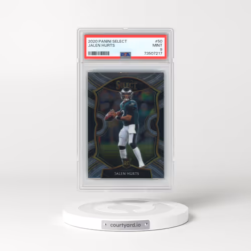 2020 Panini Select #50 Jalen Hurts (PSA 9 MINT)