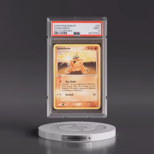 2005 Pokémon EX Delta Species #82 Sandshrew (PSA 9 MINT)
