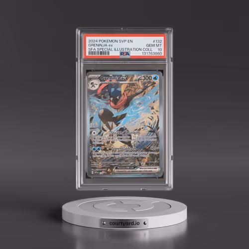 2024 Pokémon Svp EN-SV Black Star Promo #132 Greninja EX - Holo Shrouded Fable Special Illustration