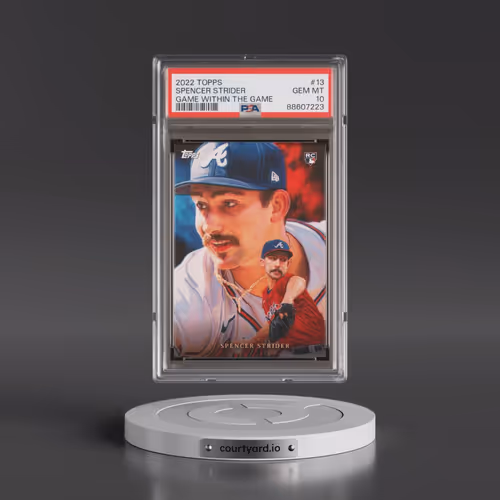 2022 Topps Game Within the Game #13 Spencer Strider (PSA 10 GEM MINT)