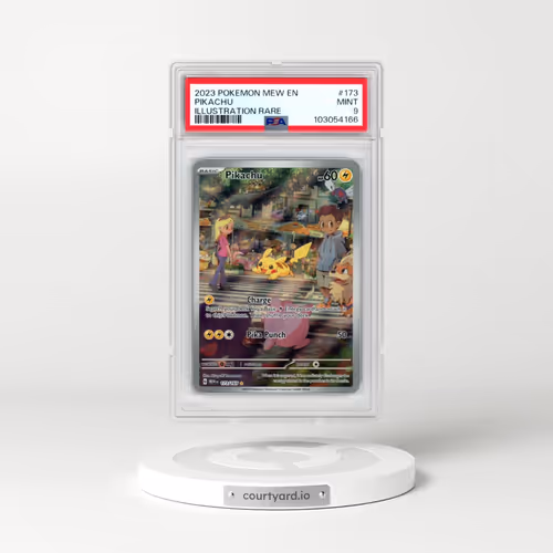 2023 Pokémon Mew EN-151 #173 Pikachu - Illustration Rare (PSA 9 MINT)
