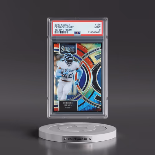 2023 Panini Select #156 Derrick Henry - Tie-Dye Prizm (PSA 9 MINT)