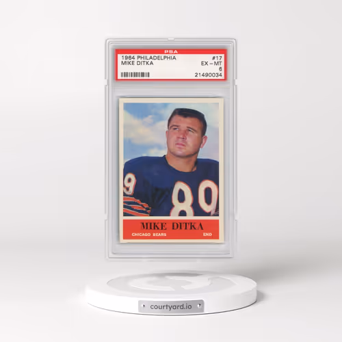 1964 Philadelphia #17 Mike Ditka (PSA 6 EX-MT)