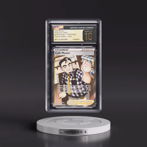 2022 Brilliant Stars #TG25/TG30 Café Master - Trainer Gallery Holo (CGC 10 PRISTINE)