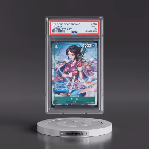 2025 One Piece Japanese EB03-Extra Booster -One Piece Heroines Edition #018 Tashigi - Alternate Art
