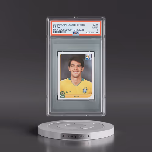 2010 Panini South Africa FIFA World Cup Sticker #499 Kaka (PSA 9 MINT)