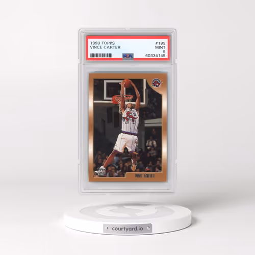 1998 Topps #199 Vince Carter (PSA 9 MINT)
