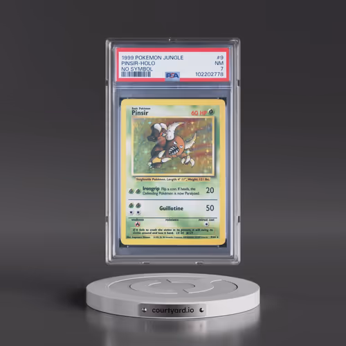 1999 Pokémon Jungle #9 Pinsir - Holo No Symbol (PSA 7 NM)