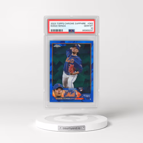 2023 Topps Chrome Sapphire #362 Kodai Senga (PSA 10 GEM MINT)