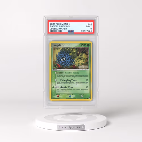 2006 Pokémon EX Legend Maker #44 Tangela - Reverse Foil (PSA 9 MINT)
