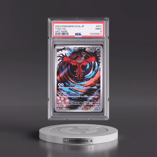 2023 Pokémon Sv3a-Raging Surf #071 Yveltal - Art Rare (PSA 9 MINT)