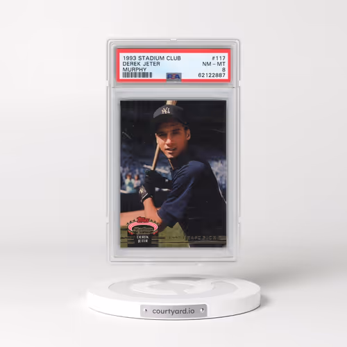 1993 Stadium Club Murphy #117 Derek Jeter (PSA 8 NM-MT)