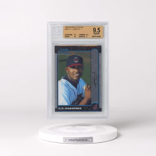 1999 Bowman Chrome #344 C.C. Sabathia (BGS 9.5 GEM MINT)