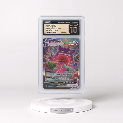 2019 Fusion Strike #271/264 Gengar VMAX - Holo Secret (CGC 10 PRISTINE)
