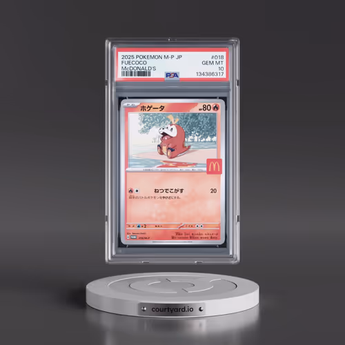 2025 Pokémon M-P Promo #018 Fuecoco - McDonald's (PSA 10 GEM MINT)