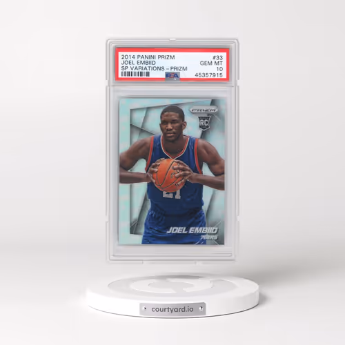 2014 Panini Prizm SP Variations #33 Joel Embiid - Prizm (PSA 10 GEM MINT)