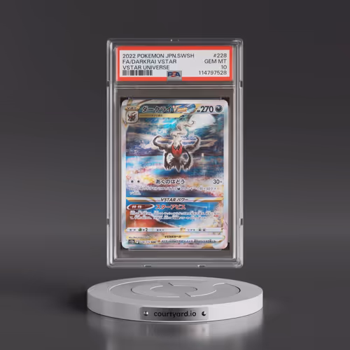 2022 Pokémon Sword & Shield Vstar Universe #228 Darkrai Vstar - Full Art (PSA 10 GEM MINT)