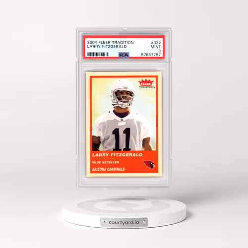 2004 Fleer Tradition #332 Larry Fitzgerald (PSA 9 MINT)