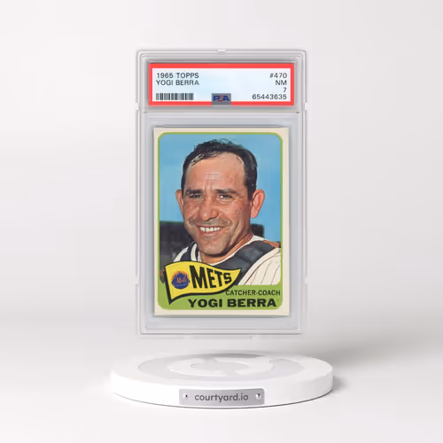 1965 Topps #470 Yogi Berra (PSA 7 NM)