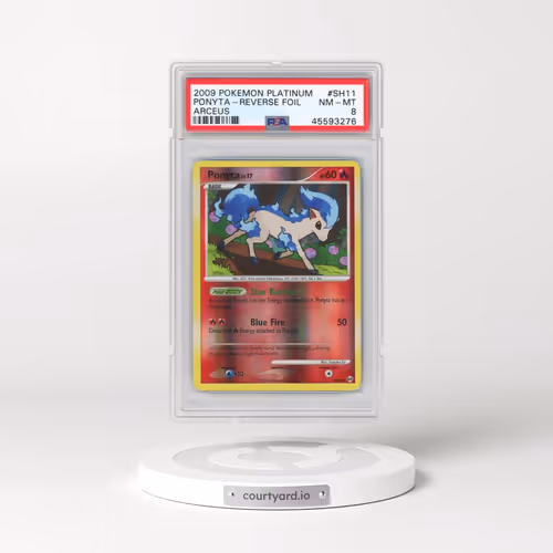 2009 Pokémon Platinum Arceus #SH11 Ponyta - Reverse Foil (PSA 8 NM-MT)