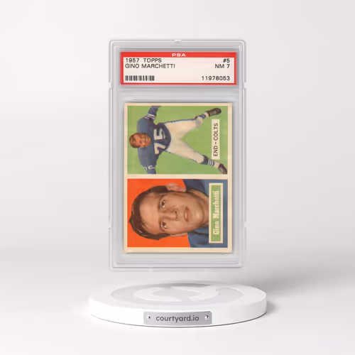 1957 Topps #5 Gino Marchetti (PSA 7 NM)