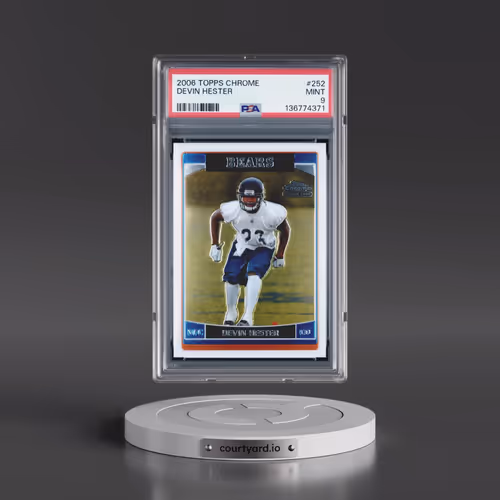 2006 Topps Chrome #252 Devin Hester (PSA 9 MINT)
