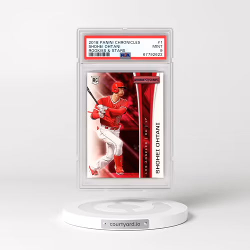2018 Panini Chronicles Rookies & Stars #1 Shohei Ohtani (PSA 9 MINT)